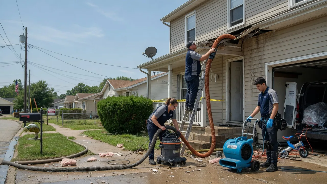 Water Damage Restoration in Christiansburg, OH near me